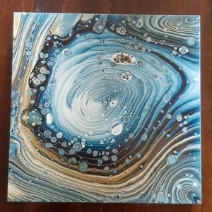 Acrylic pour painting